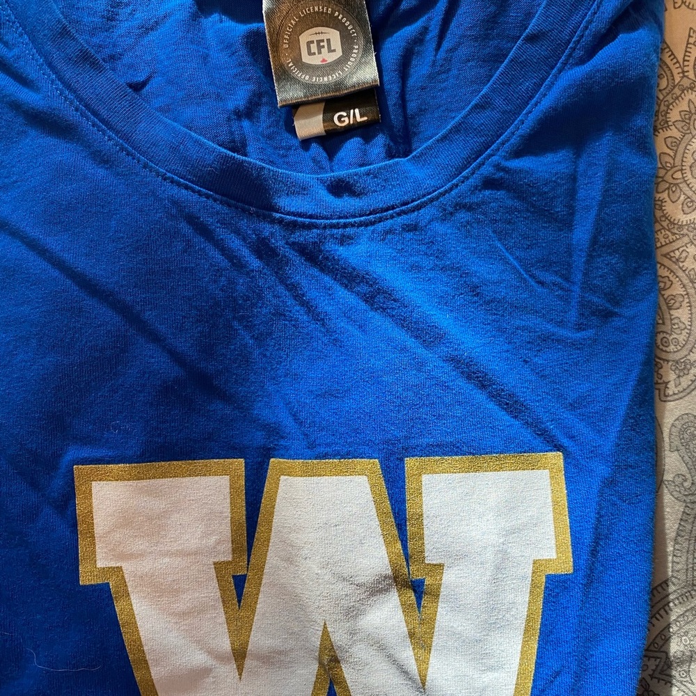 Blue Bomber T-shirt
